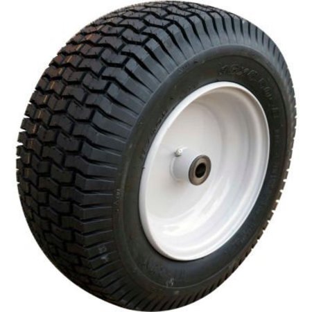 SUTONG TIRE RESOURCES Hi-Run Lawn/Garden Tire Assembly 16X6.50-8 2PR SU12 TURF & 8X5.375 Graish White Wheel 3/4"ID Bushing ASB1084
